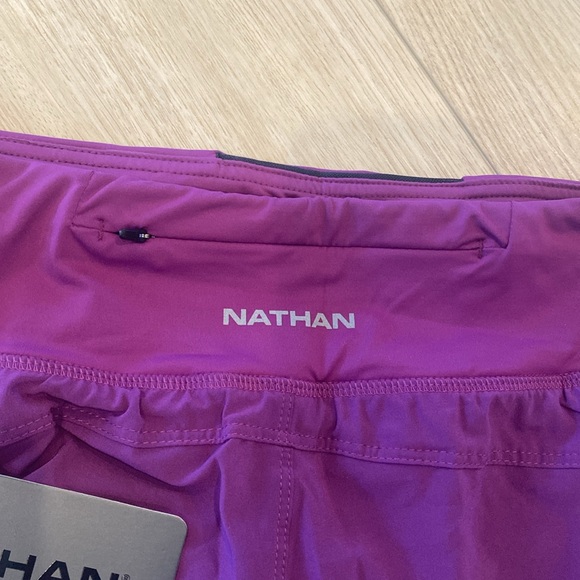 Nathan Purple Stride Running Shorts. NWT - Picture 11 of 16